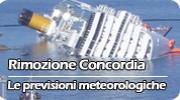 Meteo per la rimozione della Costa Concordia